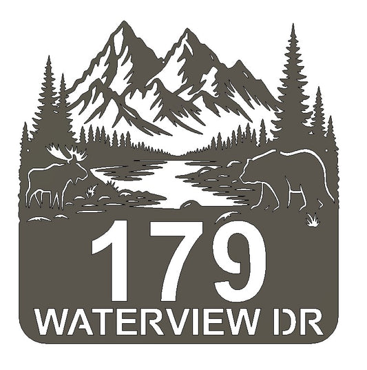 METAL MOUNTAIN BEAR MOOSE CIVIC ADDRESS 2