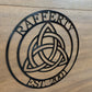 Custom Metal Irish Trinity Sign