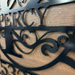 Custom Metal Monogram Address Sign