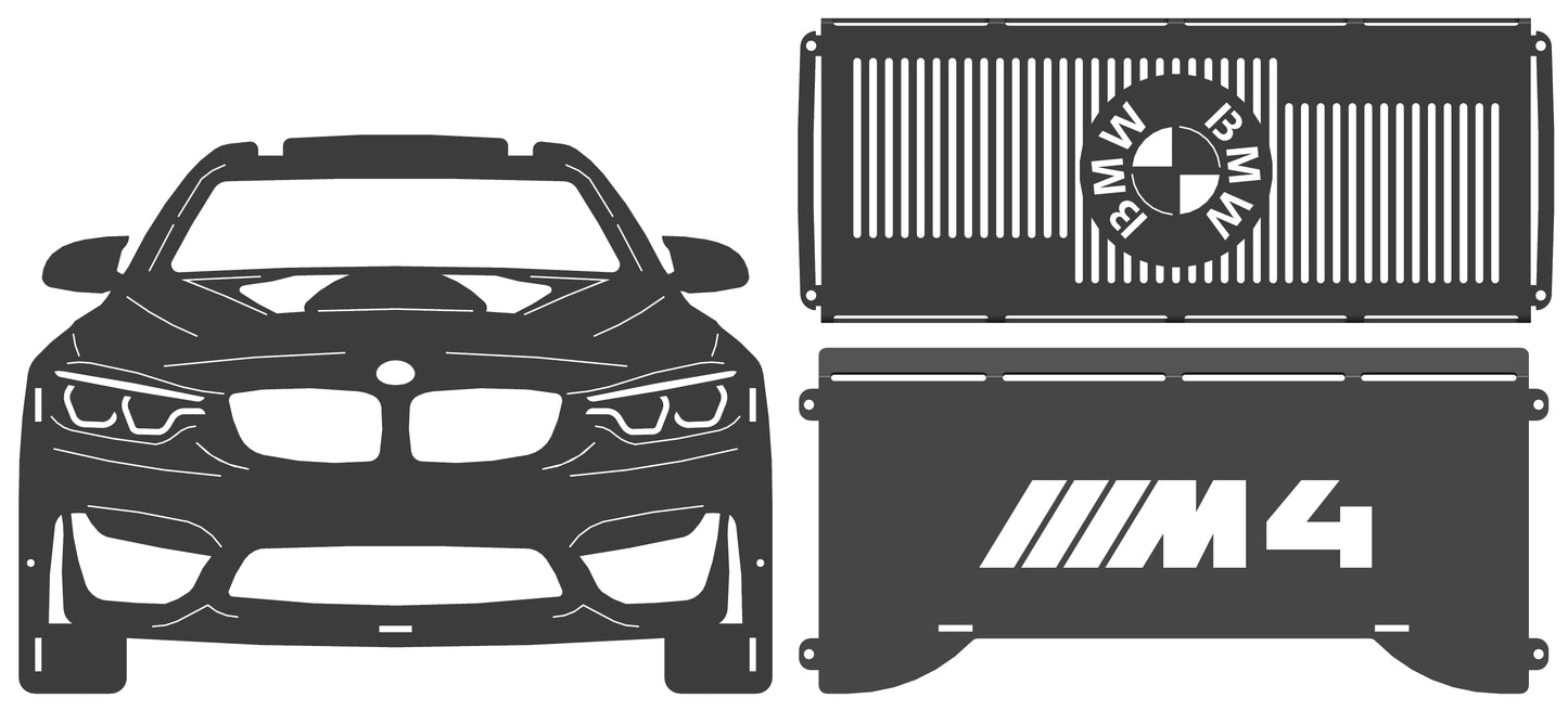 BMW M4 Knockdown Collapsible Fire Pit Grill