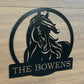 Custom Metal Horse Sign