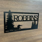 Custom Metal Loon Sign 4