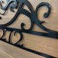 Custom Metal Monogram Address Sign