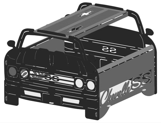 Chev 69 Chevelle Collapsible Knockdown Fire Pit Grill