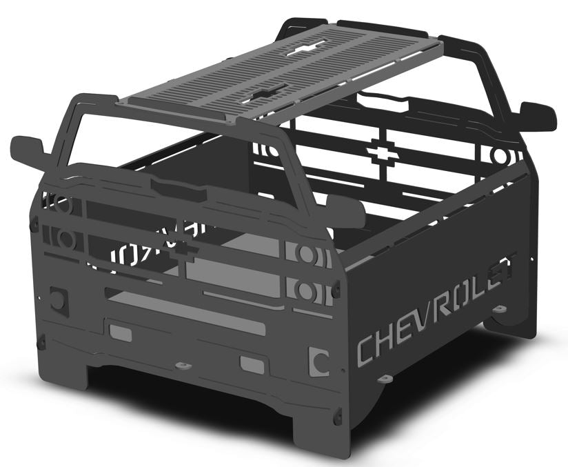 Chev 1500 Collapsible Knockdown Fire Pit Grill