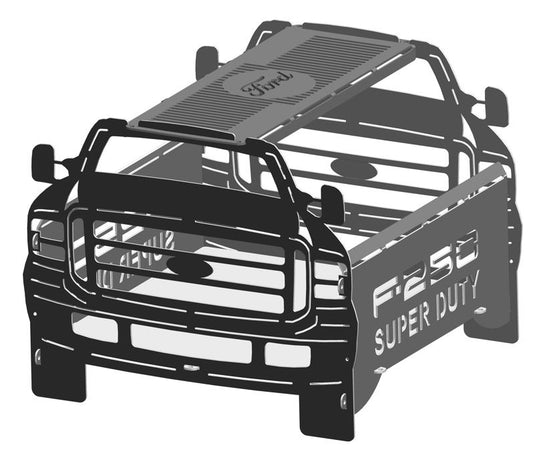 Foyer extérieur pliable démontable Ford F250 06-08