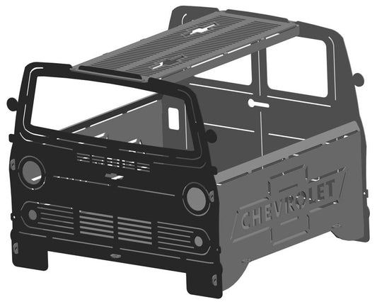 Chev Van 64 Collapsible Knockdown Fire Pit Grill