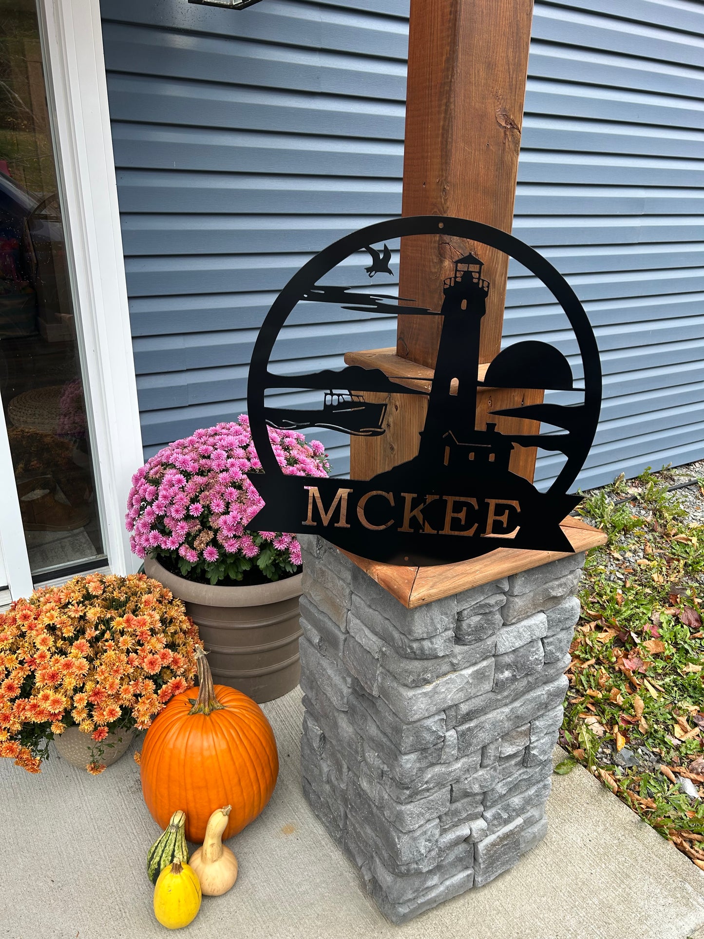 Family Name Metal Sign