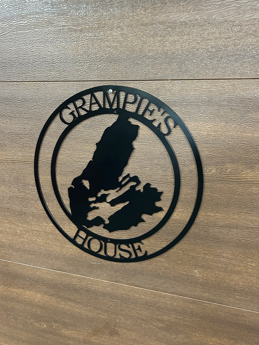 Panneau métallique personnalisé de la Nouvelle-Écosse