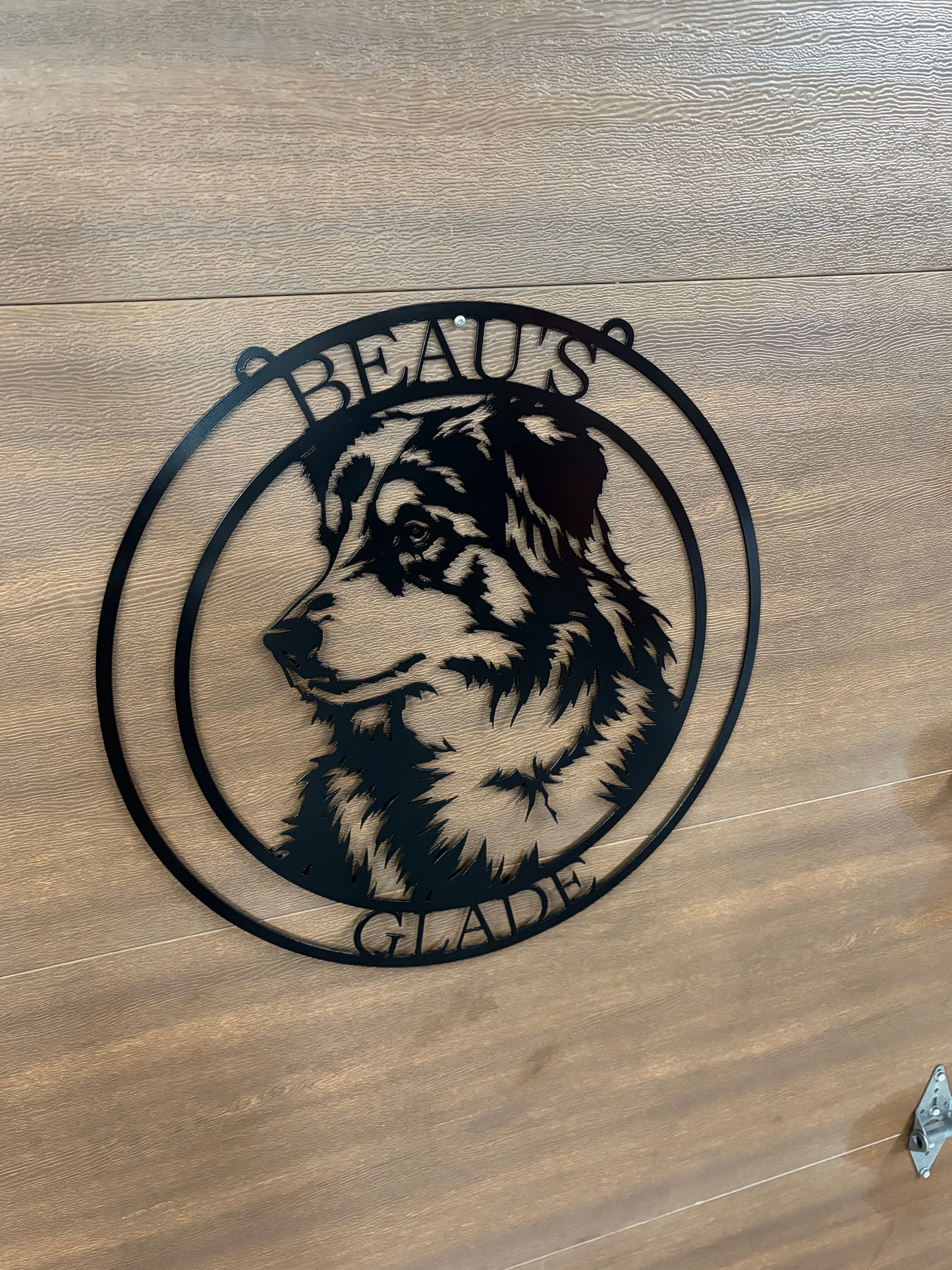 Custom Metal Dog Portraits
