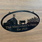 Custom Metal Farm Sign 3