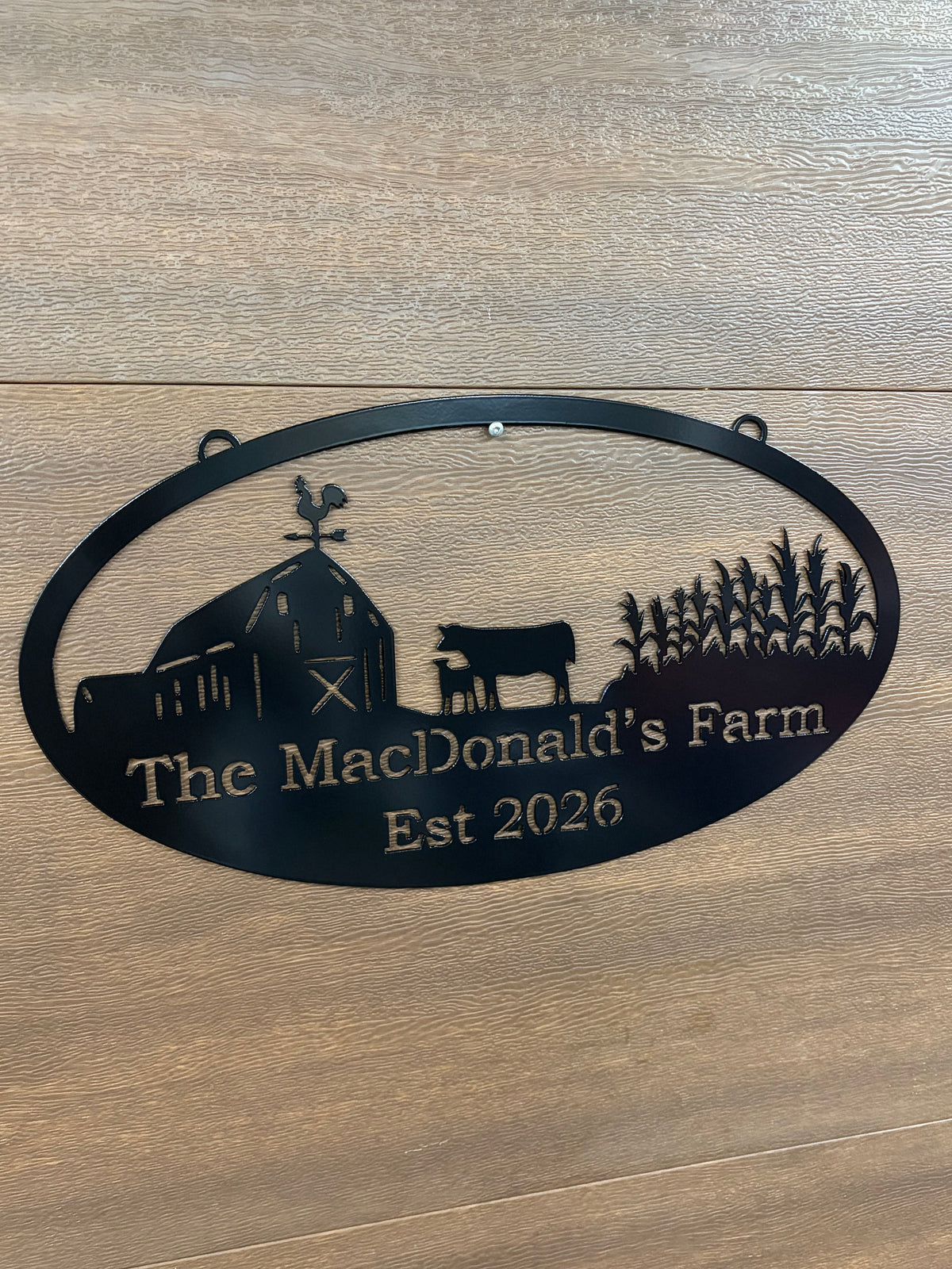 Custom Metal Farm Sign 3