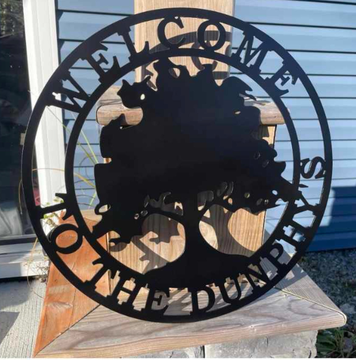 Customizable Metal Apple Tree Sign Made in Canada – Smoke on the Water ...