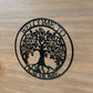 Custom Metal Family Tree Sign