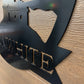 Custom Metal Fishing Boat Lighthouse Sign