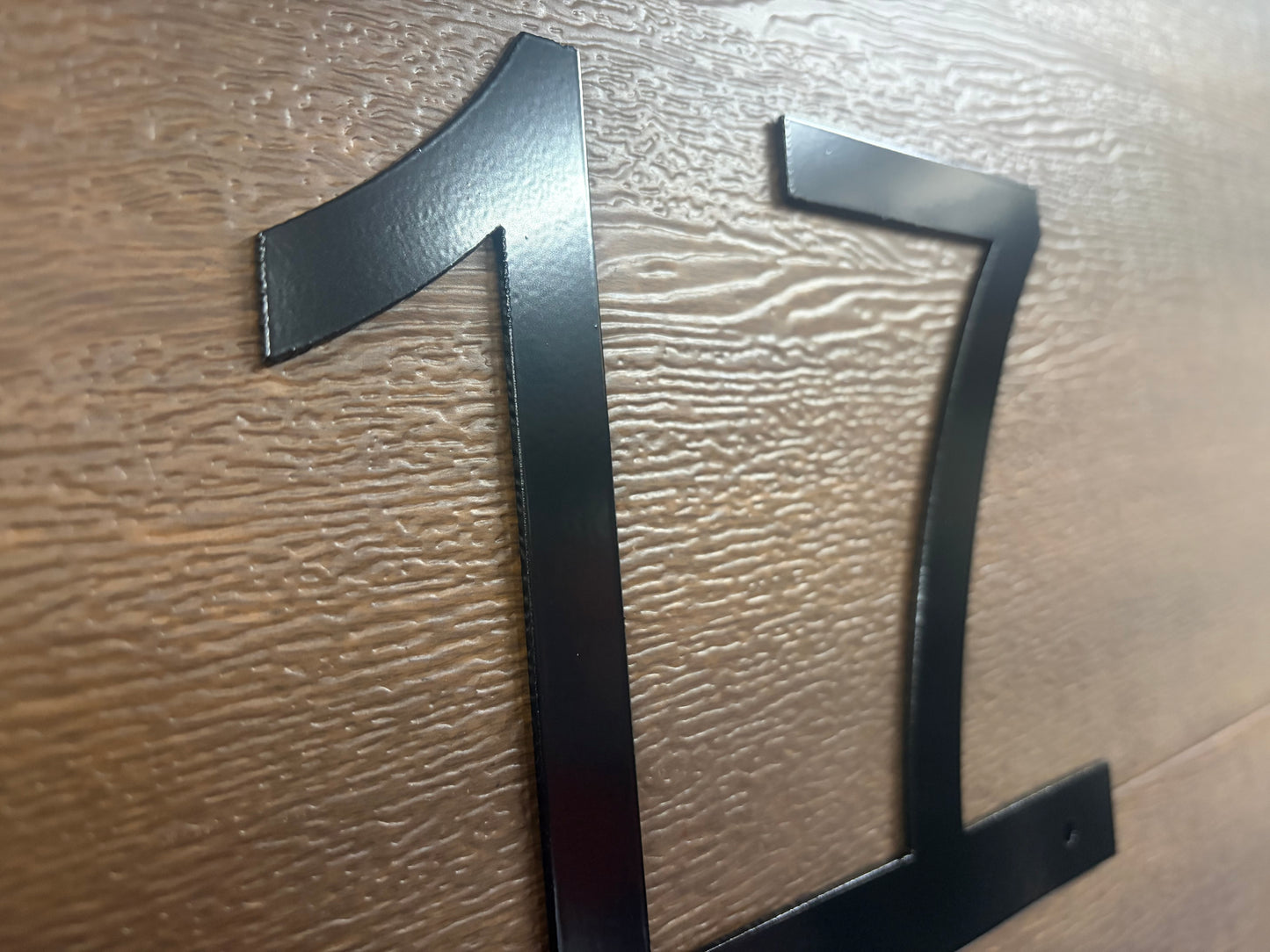 Custom Metal Modern Metal Civic Address Sign