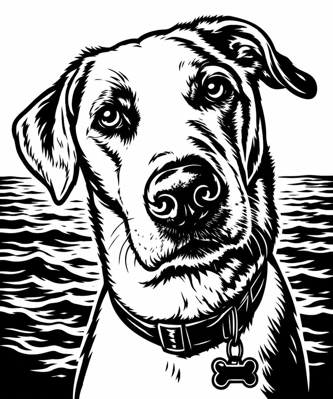 Custom Metal Dog Portraits