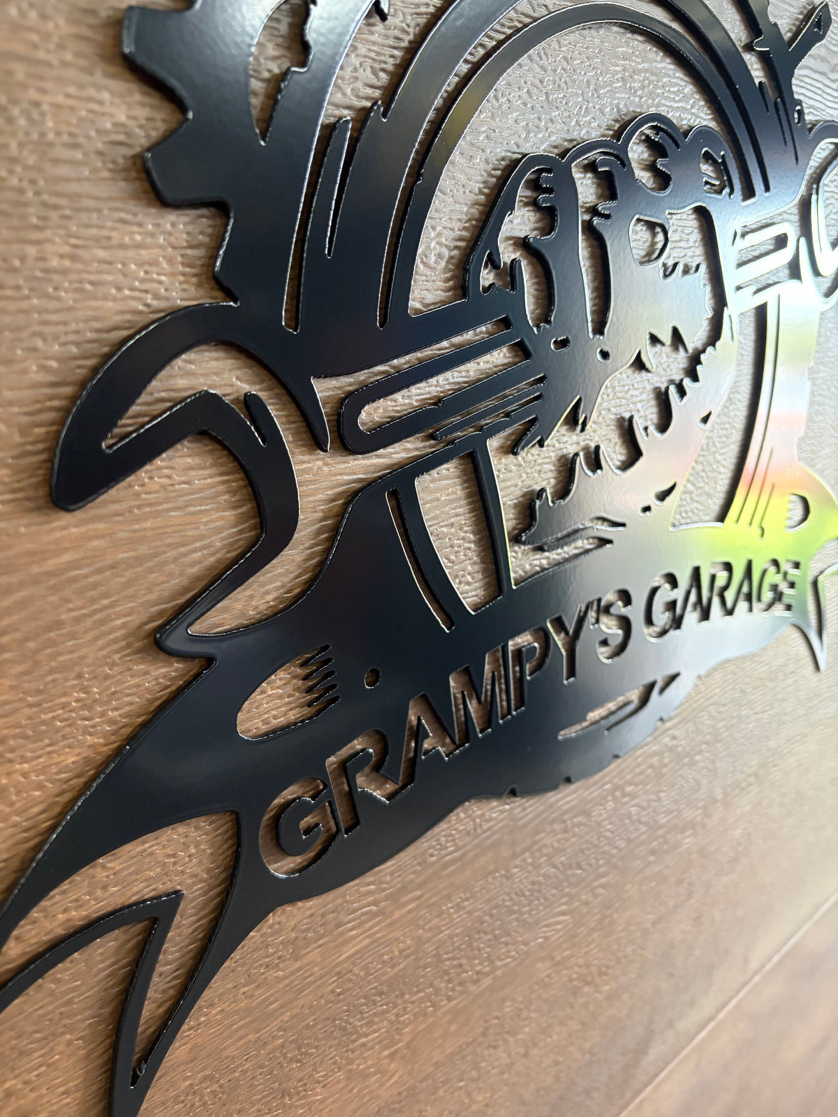 Custom Metal Garage and Workshop Sign 1