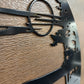 Custom Metal Sunset Lake Dock Scene