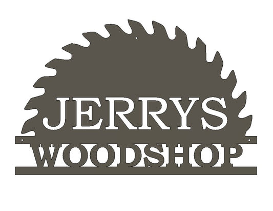 Custom Metal Garage and Workshop Sign 3