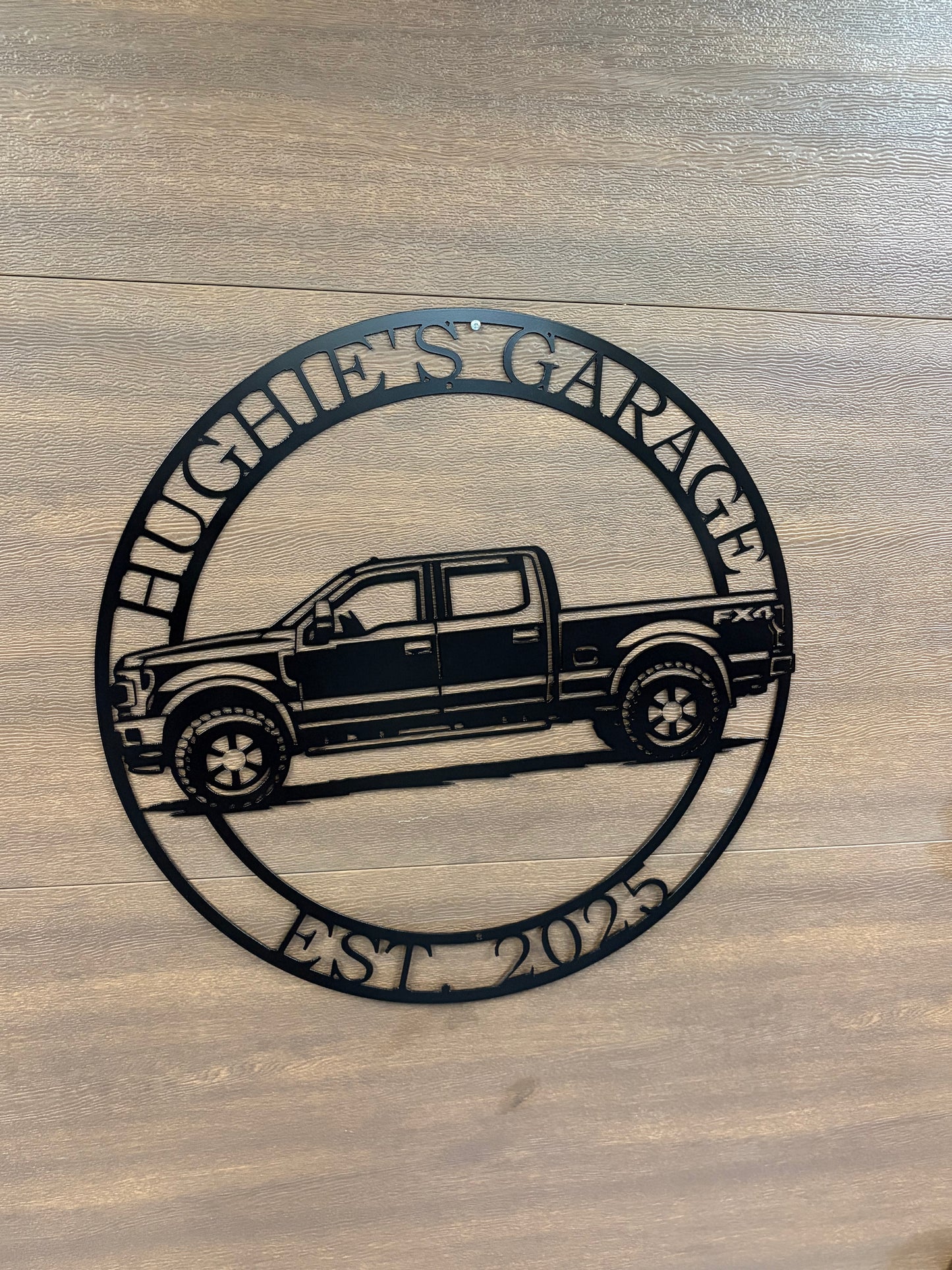 Custom F350 Super Duty Ford Metal Sign