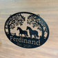 Custom Metal Horse Sign 2