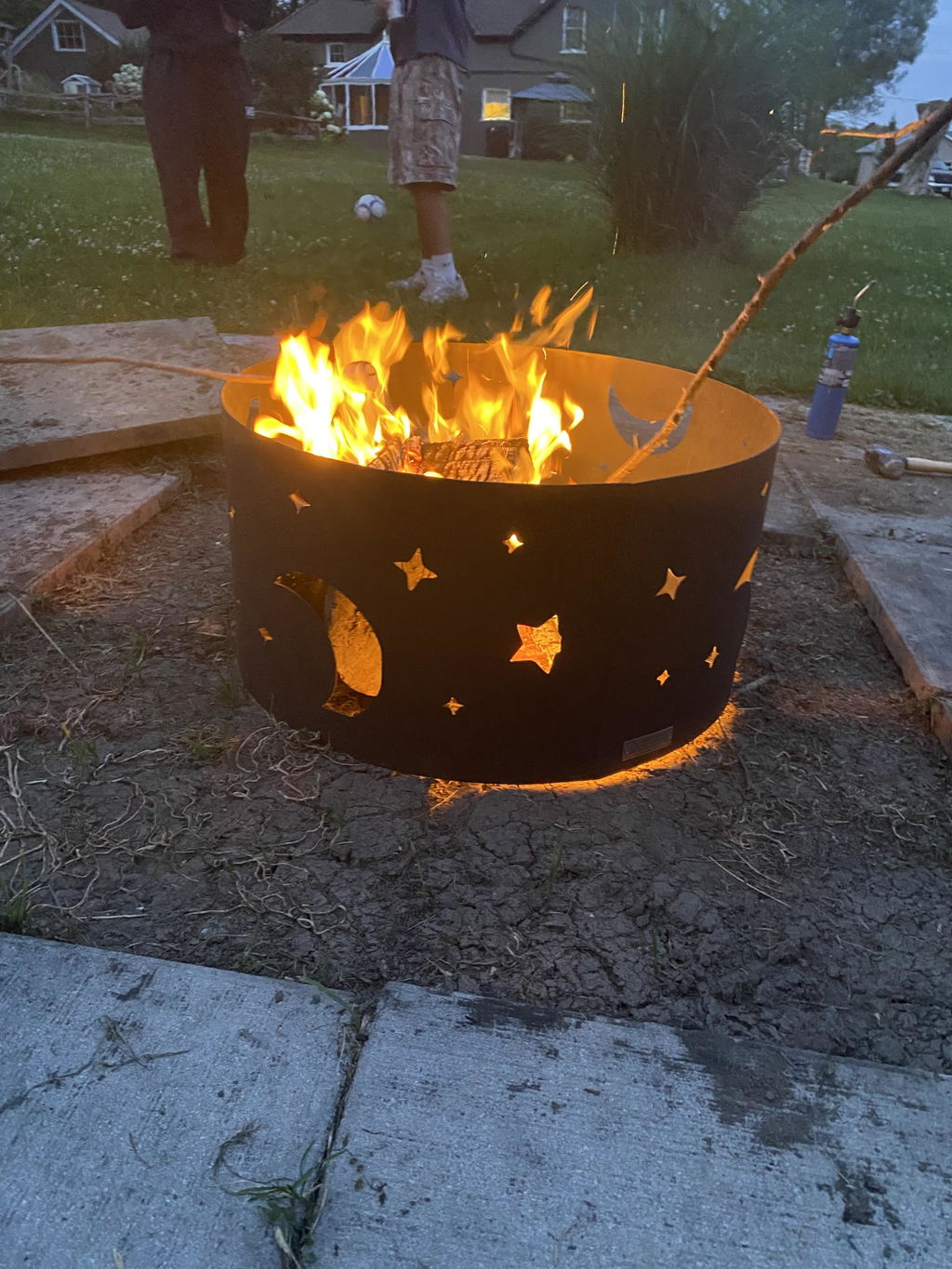 Night Sky Fire Ring