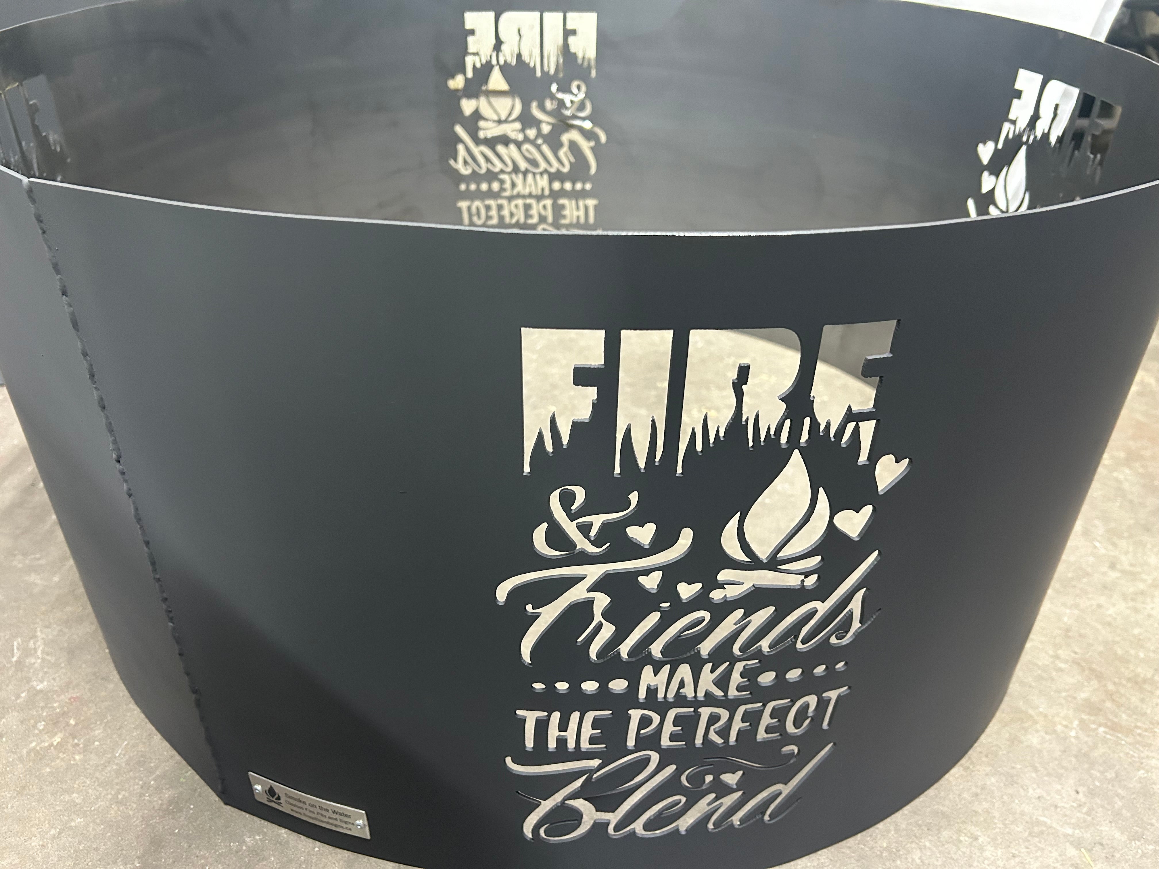 Fire and Friends Steel Fire Ring Made in Canada – Smoke on the Water ...