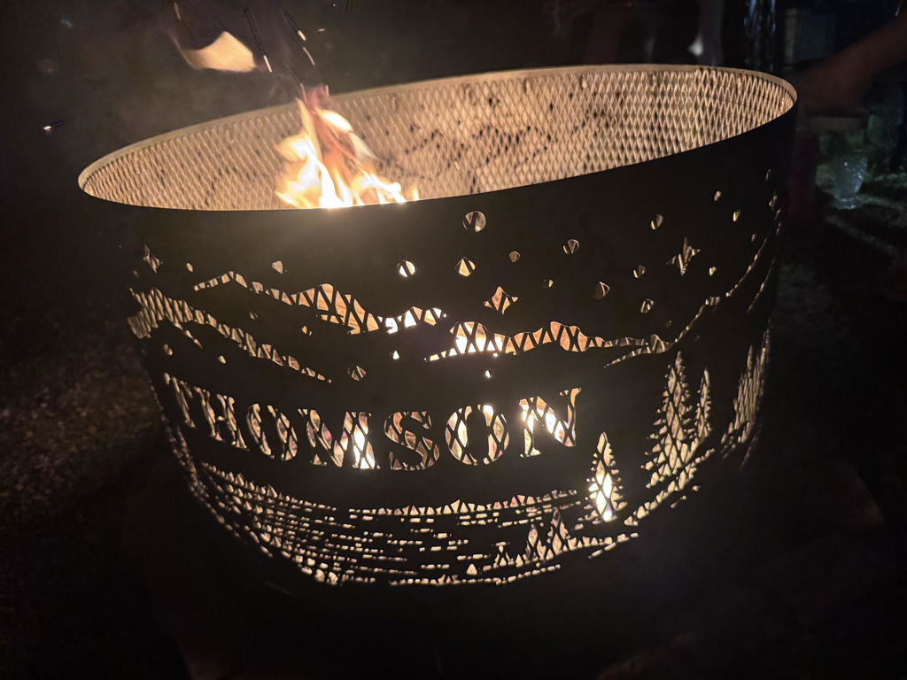 Anneau de feu personnalisé avec logo de l'entreprise