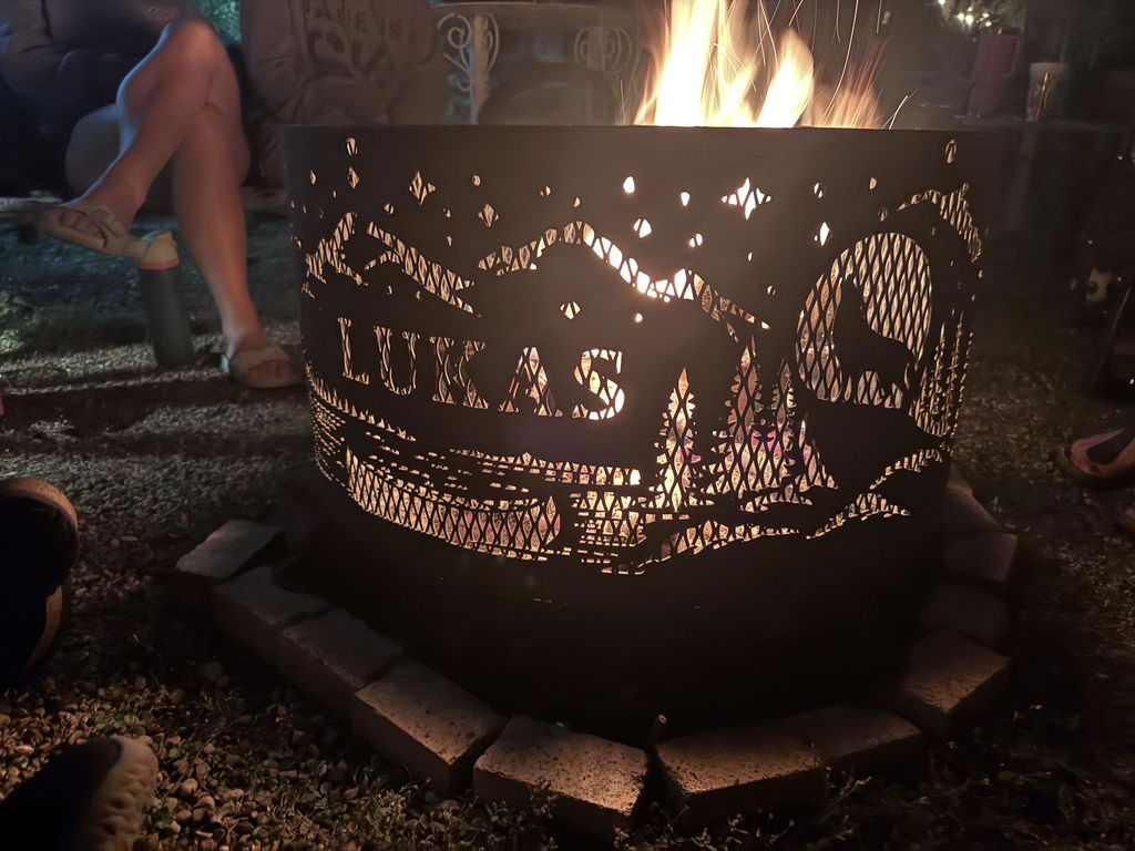 Anneau de feu personnalisé avec logo de l'entreprise