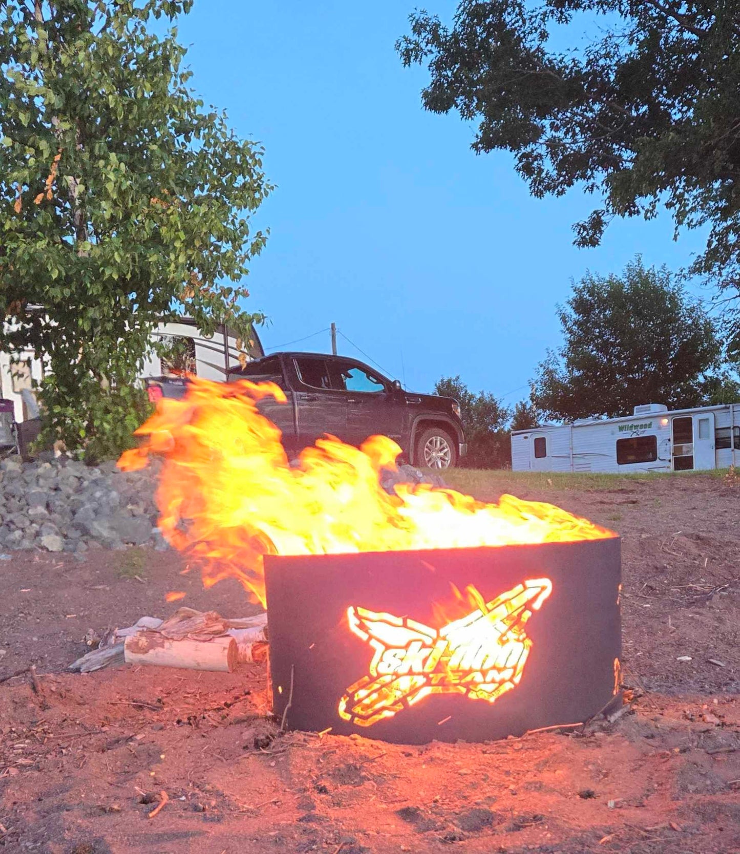 Anneau de feu pour motoneige