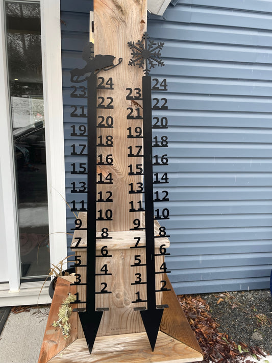 Metal Snow Gauge Rulers