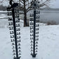 Metal Snow Gauge Rulers