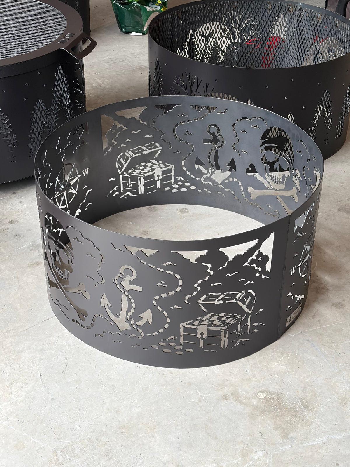Bague de feu personnalisée avec fleurs de libellule