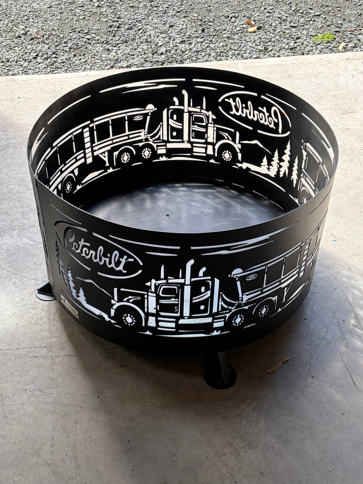 Bague de feu personnalisée avec fleurs de libellule