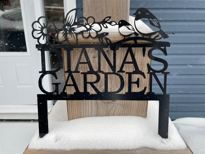 Panneaux de jardin en métal personnalisés