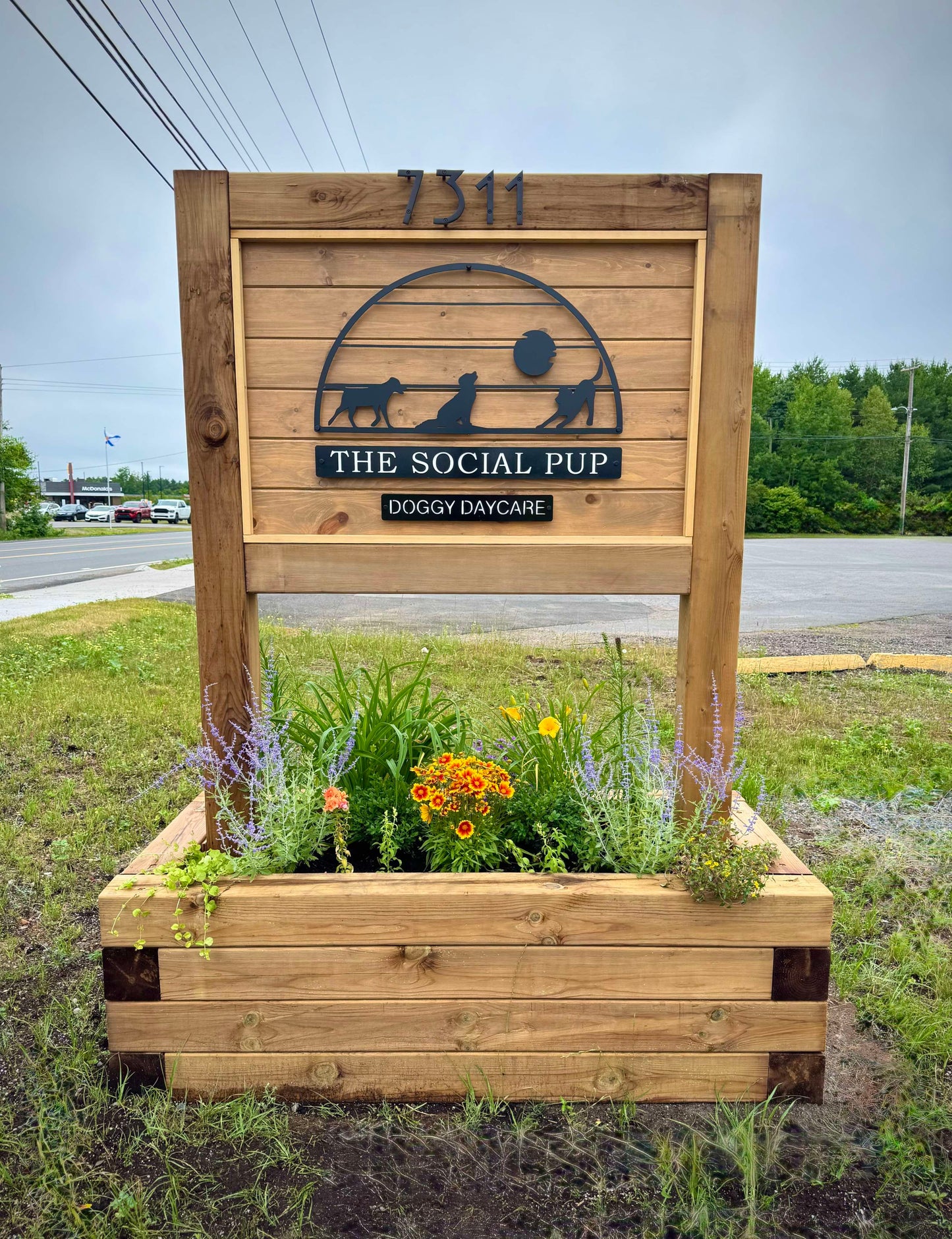 Business Logo Metal Signs