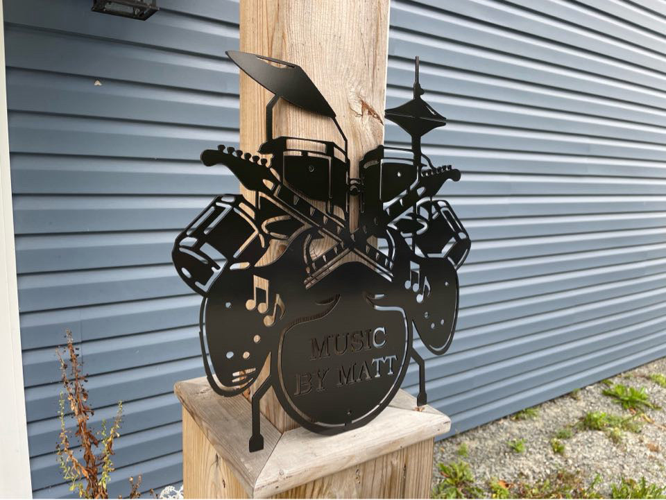 Custom Band Wrapped Sign Custom Metal Rock Band Sign Canada – Smoke on the Water Fire Pits and Signs