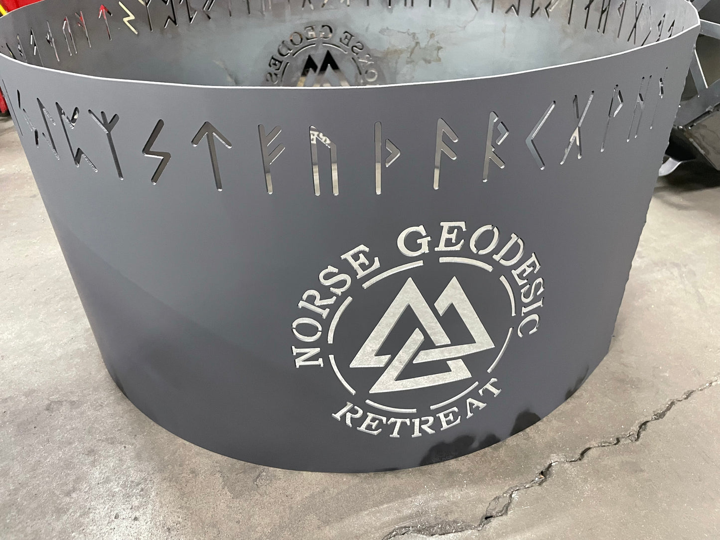 Company Logo Custom Fire Ring