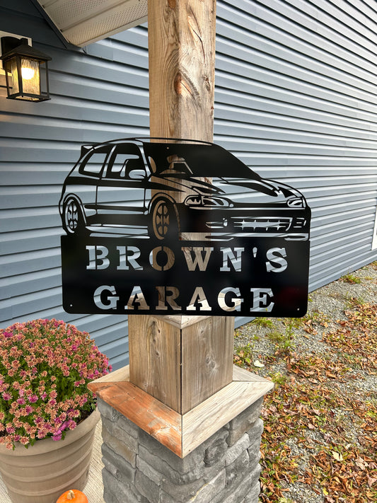 Panneau de garage Nova en métal personnalisé