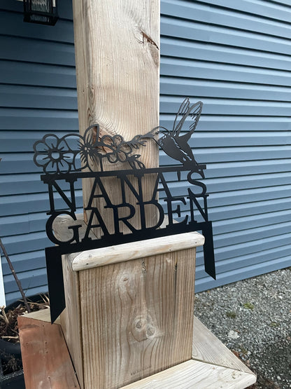 Panneaux de jardin en métal personnalisés