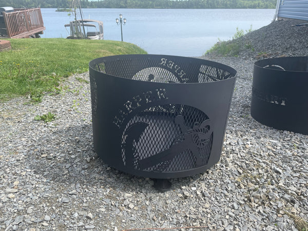 Custom Nautical Fire Ring Made in Canada – Smoke on the Water Fire Pits ...