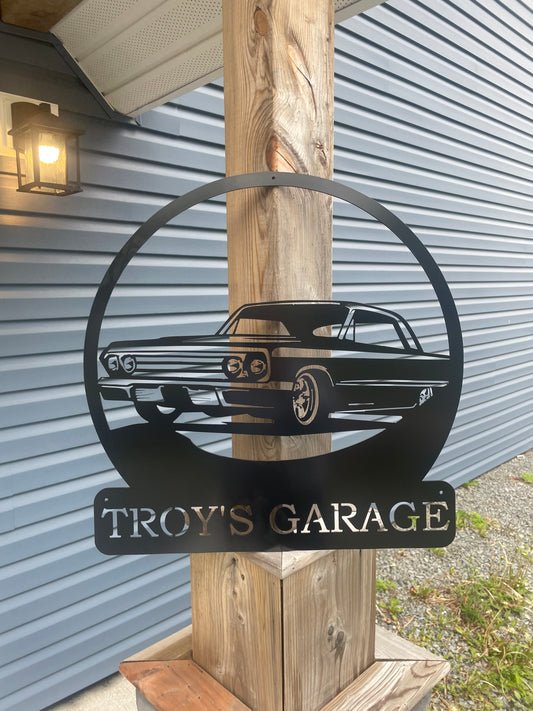 Panneau de garage Nova en métal personnalisé