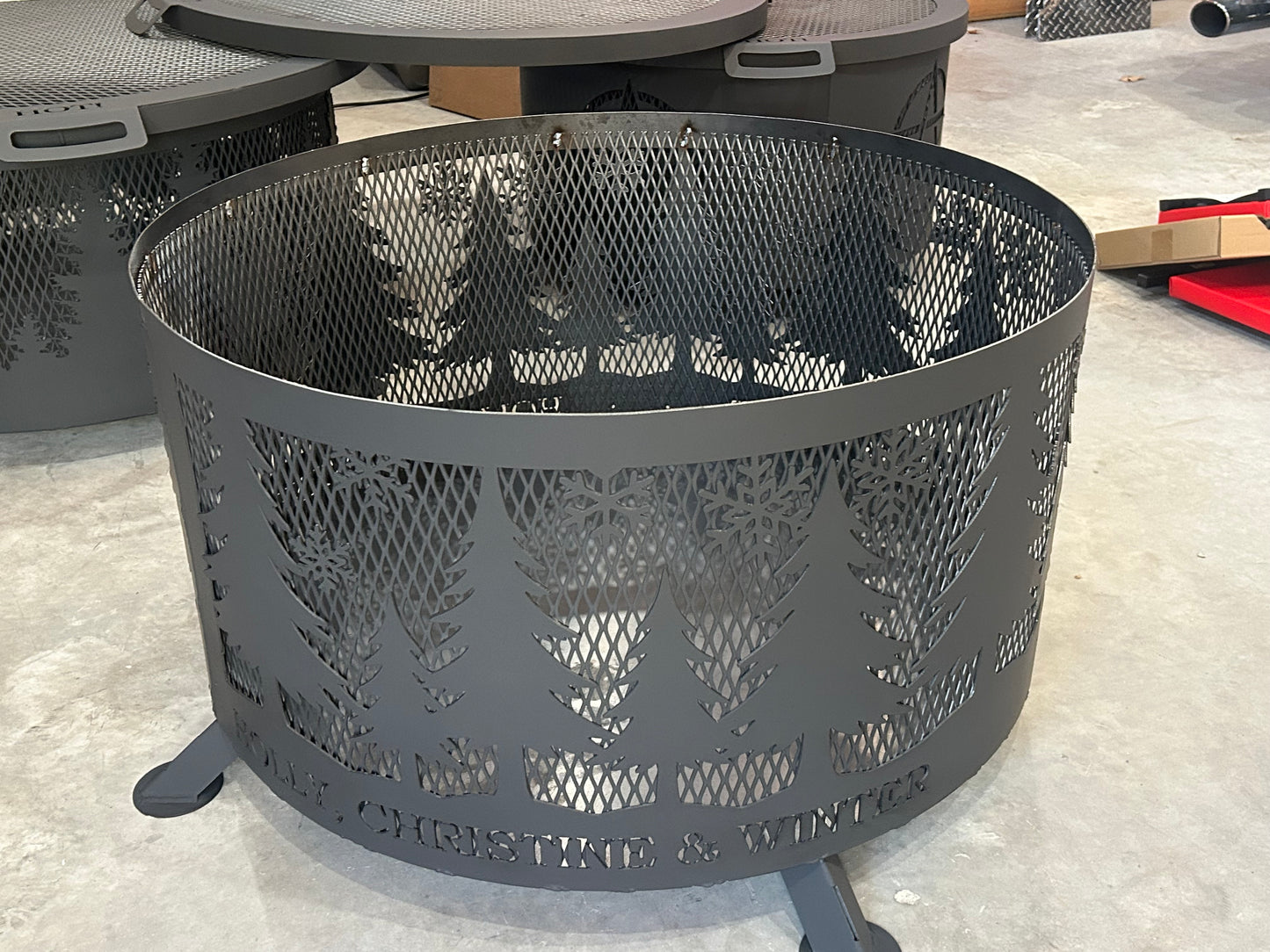 Custom Winter Fire Ring