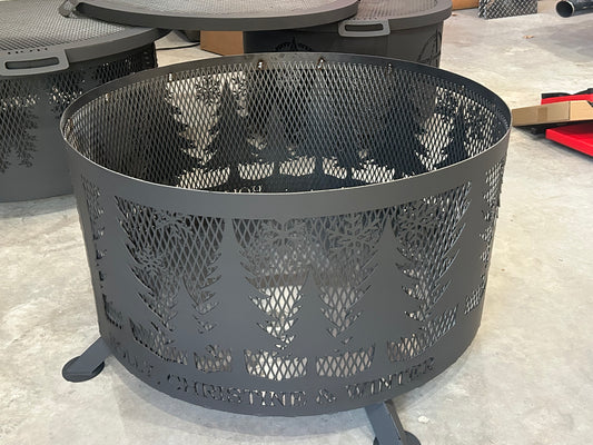 Custom Winter Fire Ring