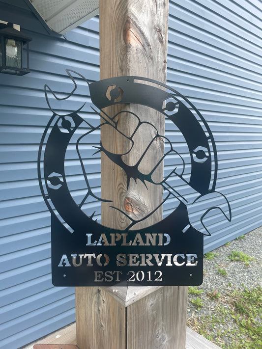 Panneau de garage Nova en métal personnalisé