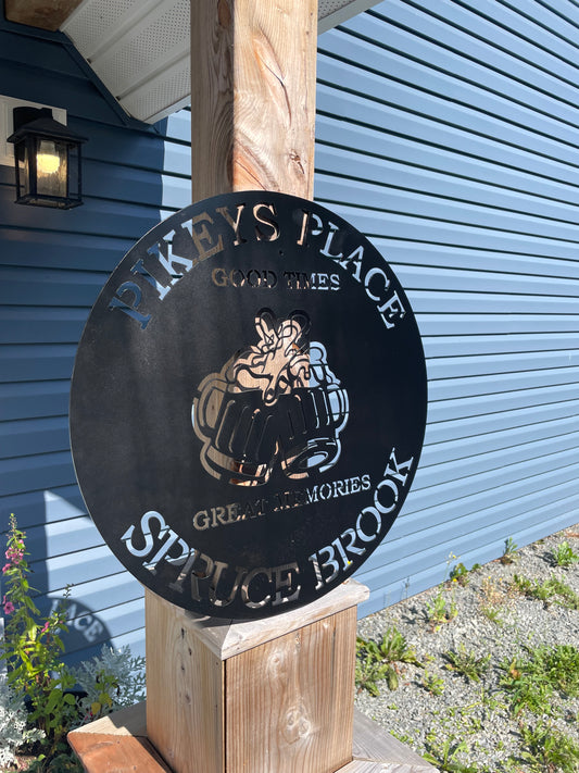 Custom Metal Beer Sign