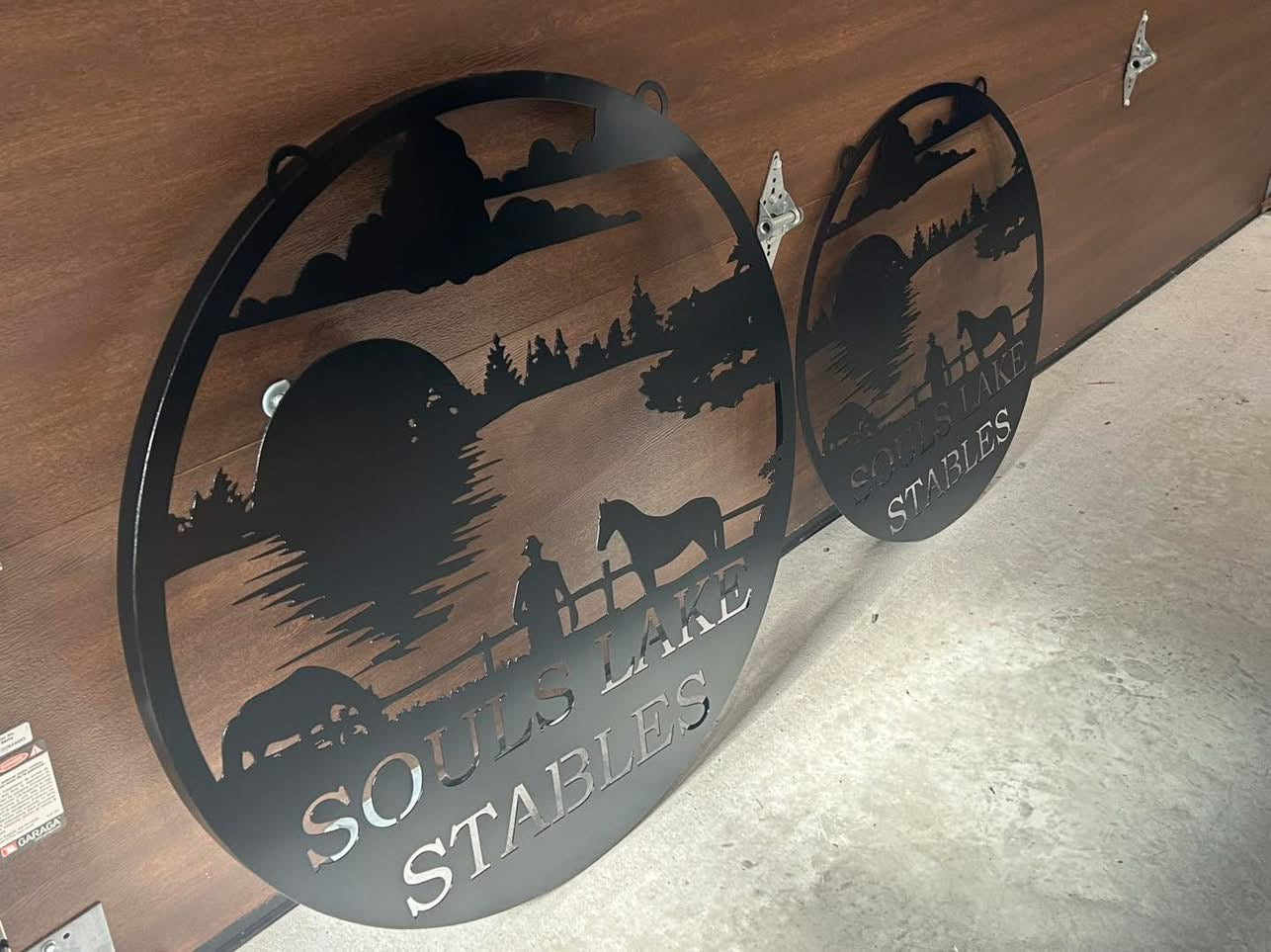 Business Logo Metal Signs