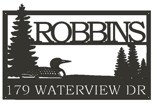 Panneau civique en métal Evergreen personnalisé