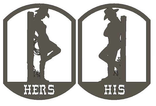 Panneau de bar et de grillades en métal personnalisé du Texas